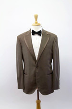 NWT 4995 Brunello Cucinelli Men's 100 Silk Formal Jacket Size 50/ 40US A228