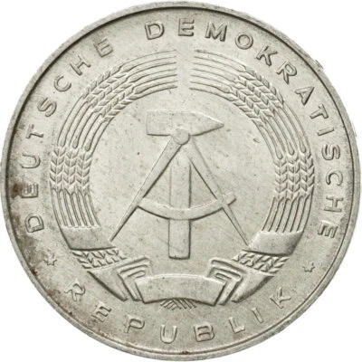 [#436902] Münze, GERMAN-DEMOCRATIC REPUBLIC, 5 Pfennig, 1975, Berlin, SS, Alumin - Bild 1 von 2