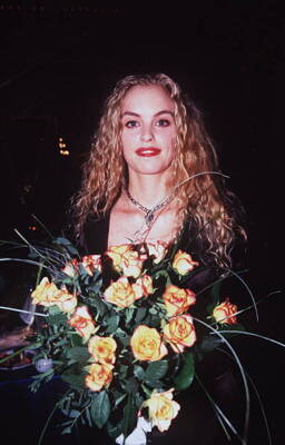 Nina Moss Bavarian Film Ball In Munich 180197 1997 Germany Old Photo