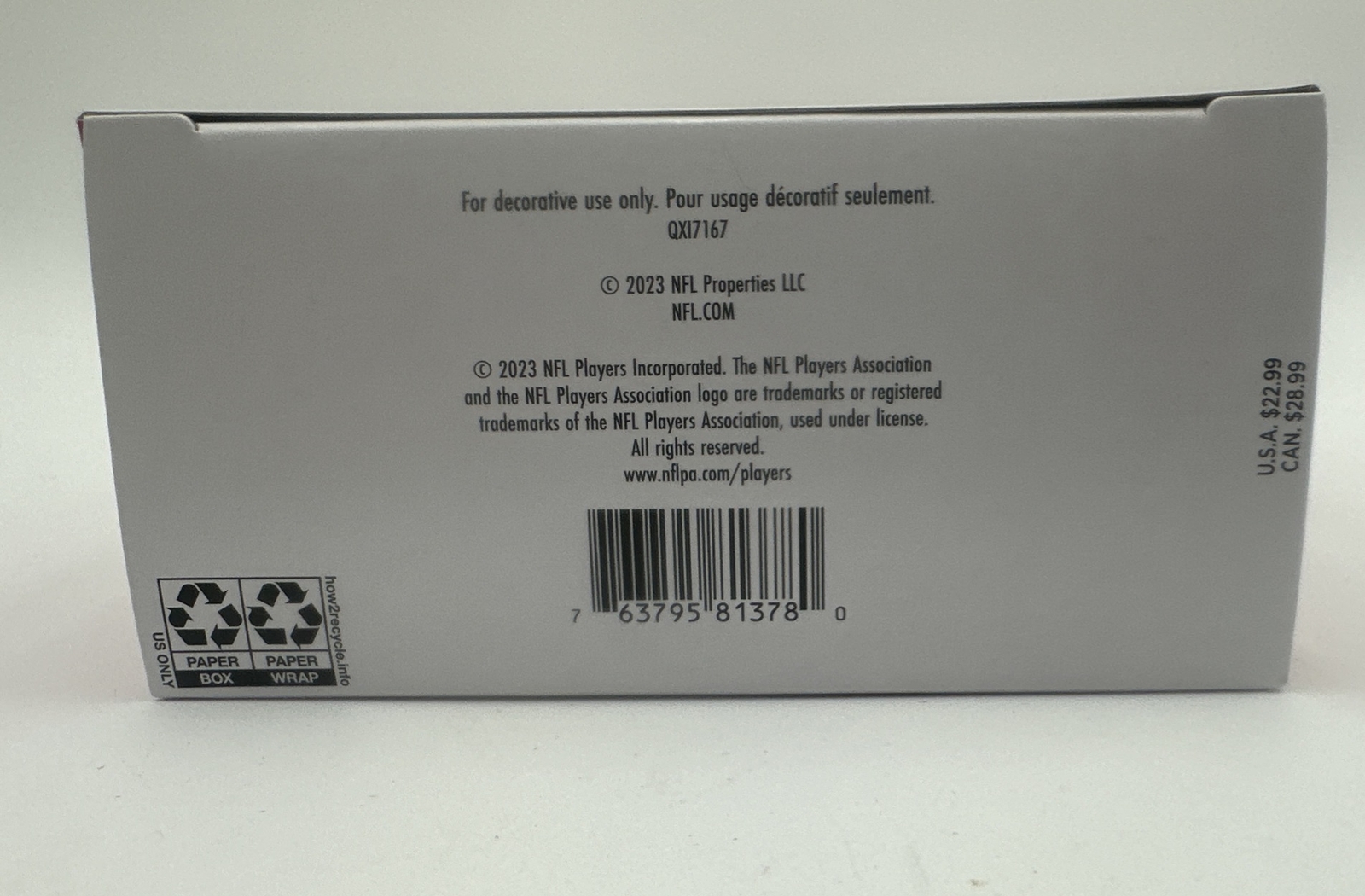Hallmark Keepsake Ornament 2023 NFL Lamar Jackson Baltimore Ravens NIB