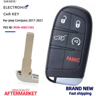 Smart Key For Jeep Compass 2017 2018 2019 2020 2021 M3N-40821302 Proximity Fob
