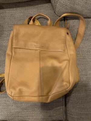 AMERICAN LEATHER CO Liberty Mini Backpack Brown Buttery Soft 