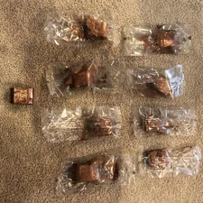 Lot Of (9) Burndy YGHC2C2 Compression Connectors (New)