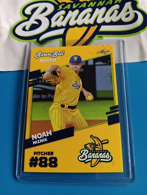 Noah Niznik Savannah Bananas 2024 Leaf Baseball Card Rookie | eBay