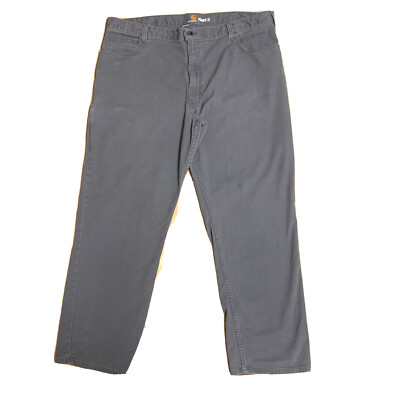Carhartt Pants Mens 42X32 Gray Relaxed Fit Chino Casual Workwear Outdoor