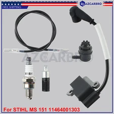 Ignition Module & Spark Plug & Oil Filter for Chainsaw Stihl MS 151 11464001303