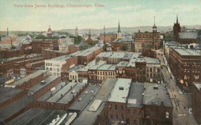 CHATTANOOGA Tennessee 1900-10s View from James Building OLD PHOTO