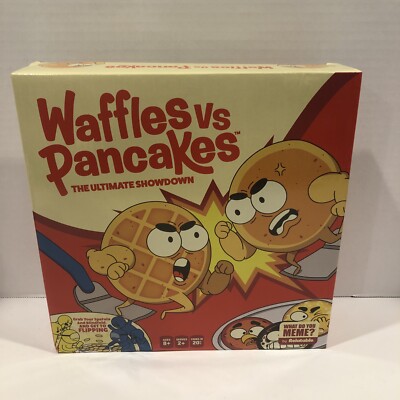 Waffles vs Pancakes The Ultimate Showdown Card Game Ages 8 Plus Family Fun