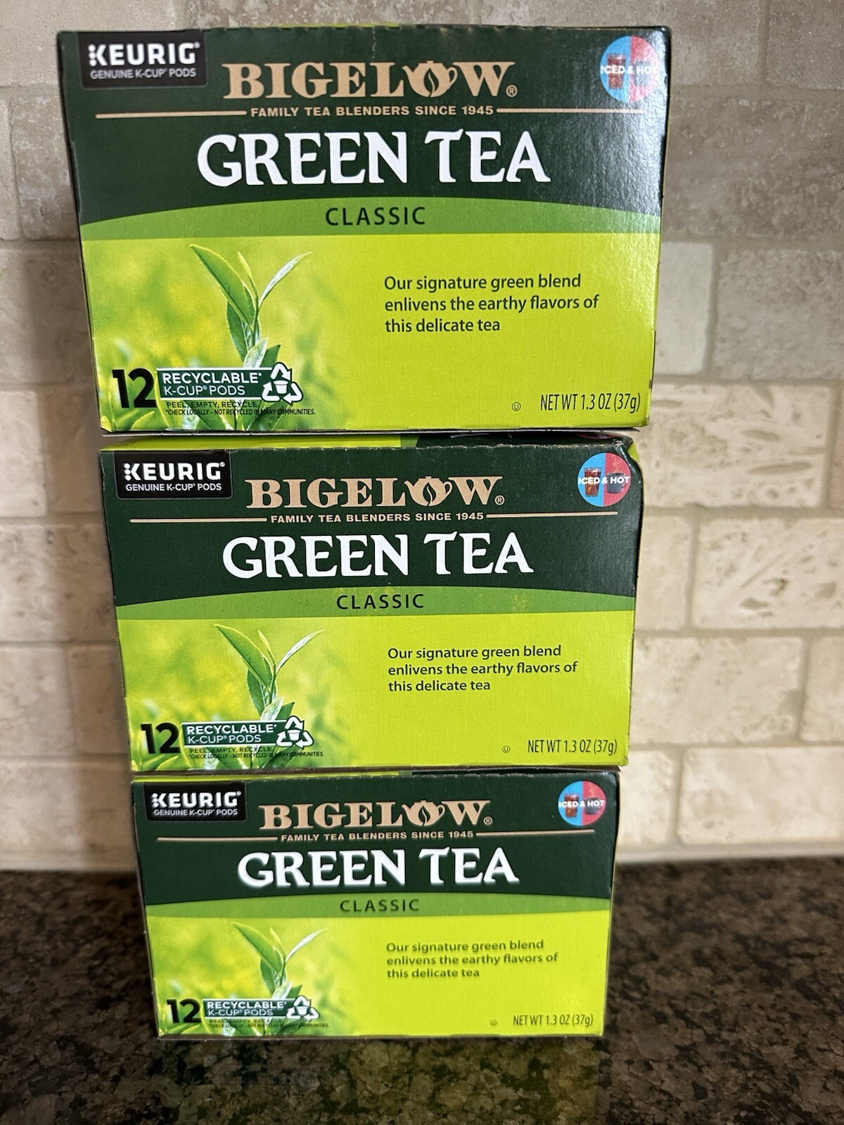 K Cups 12 Count Premium Antioxidant Hot Or Iced Tea Lot Of 3