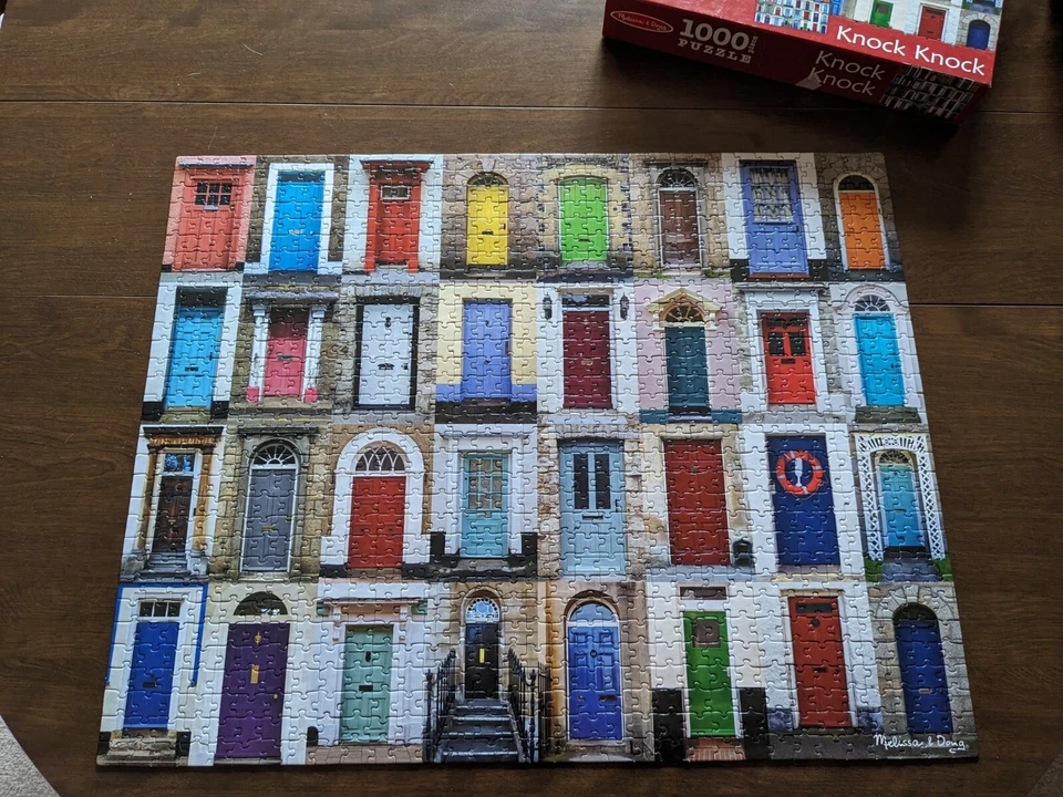 Rompecabezas Melissa & Doug 1000 Piezas KNOCK KNOCK 100% COMPLETO Foto 2 de 4