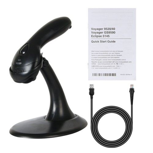 Honeywell Voyager MK9540-32A38 Single Line Laser 1D Barcode Scanner USB + Stand - Picture 9 of 9