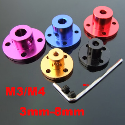 Aluminum Alloy Colour Flange Rigid Shaft Coupling Bracket Motor Joint Connector
