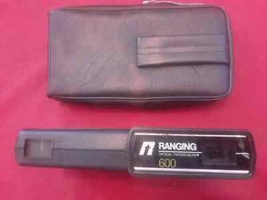 Vintage Rangefinder RANGING Inc Optical Tape Measure Model 600 W/ Case USA Made