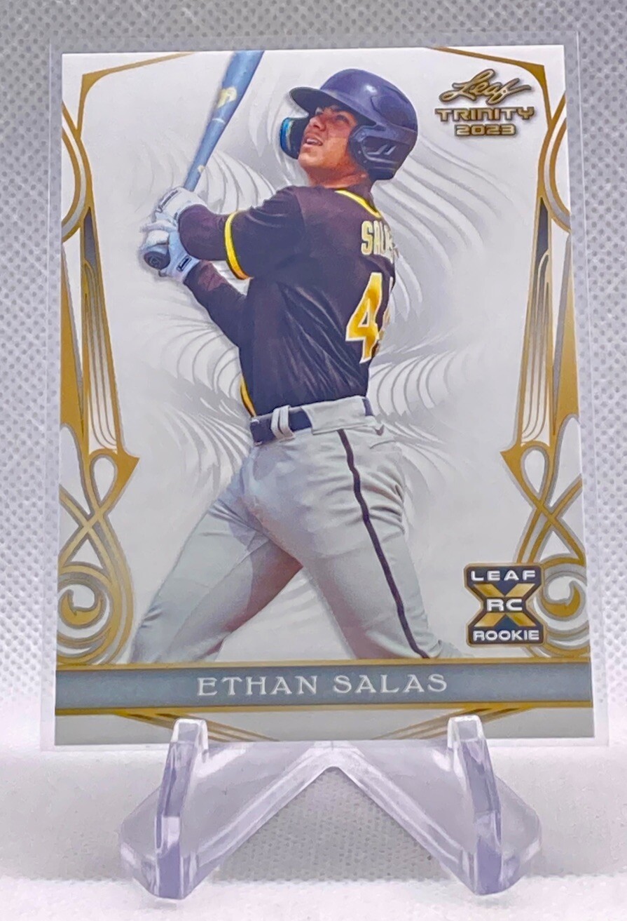 2023 Leaf Trinity Ethan Salas XRC Rookie Card #67 - Padres