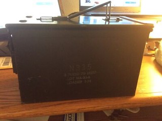 US Military Ammo Metal Box Heavy Duty