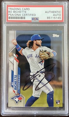★PSA9★Bo Bichette ボー ビシェット　直筆サインカード Bo Bichette Signed Autograph Auto Topps Rookie RC Card PSA/DNA | eBay