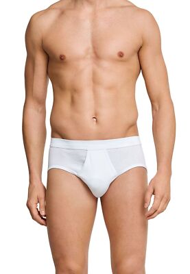 3 SCHIESSER Herren Slips mit Eingriff Feinripp 
