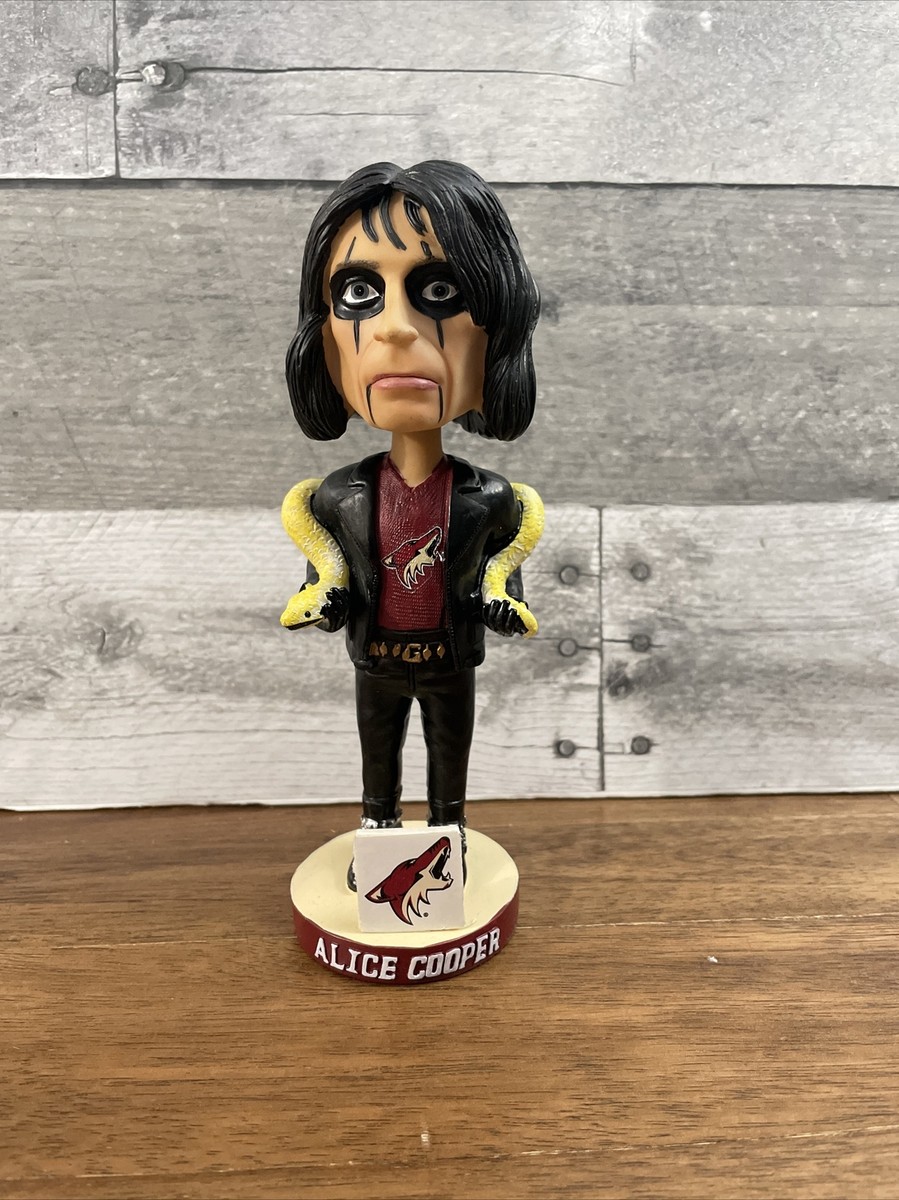alice cooper cigarette statue phoenix az Alice Cooper 2012 Arizona Coyotes with SNAKE MILITARY NIGHT Bobblehead SGA