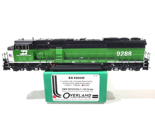 Overland OMI BN EMD SD60M Burlington Northern #9288 HO Latón Modelo #087010104.1 | Zustand: New: Other (See Details)