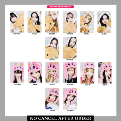 UNIS 1ST SINGLE CURIOUS HELLO LIVE ONLINE FANSIGN EVENT PHOTOCARD