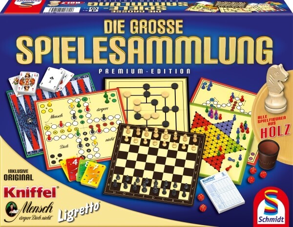 Schmidt Spiele 49125 Die Große Spielesammlung, Ab 1 Spieler, Ab 6