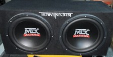 MTX TNP212D2 Terminator Dual 12 inch 400W RMS Subwoofer