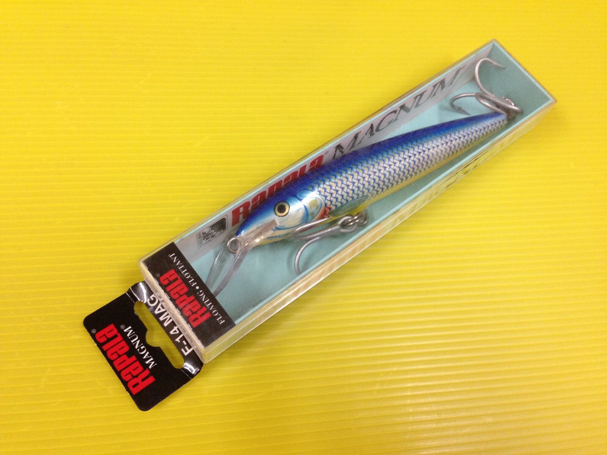 Rapala Floating Magnum F-14 Mag BSH, Blue Shiner Color Fishing
