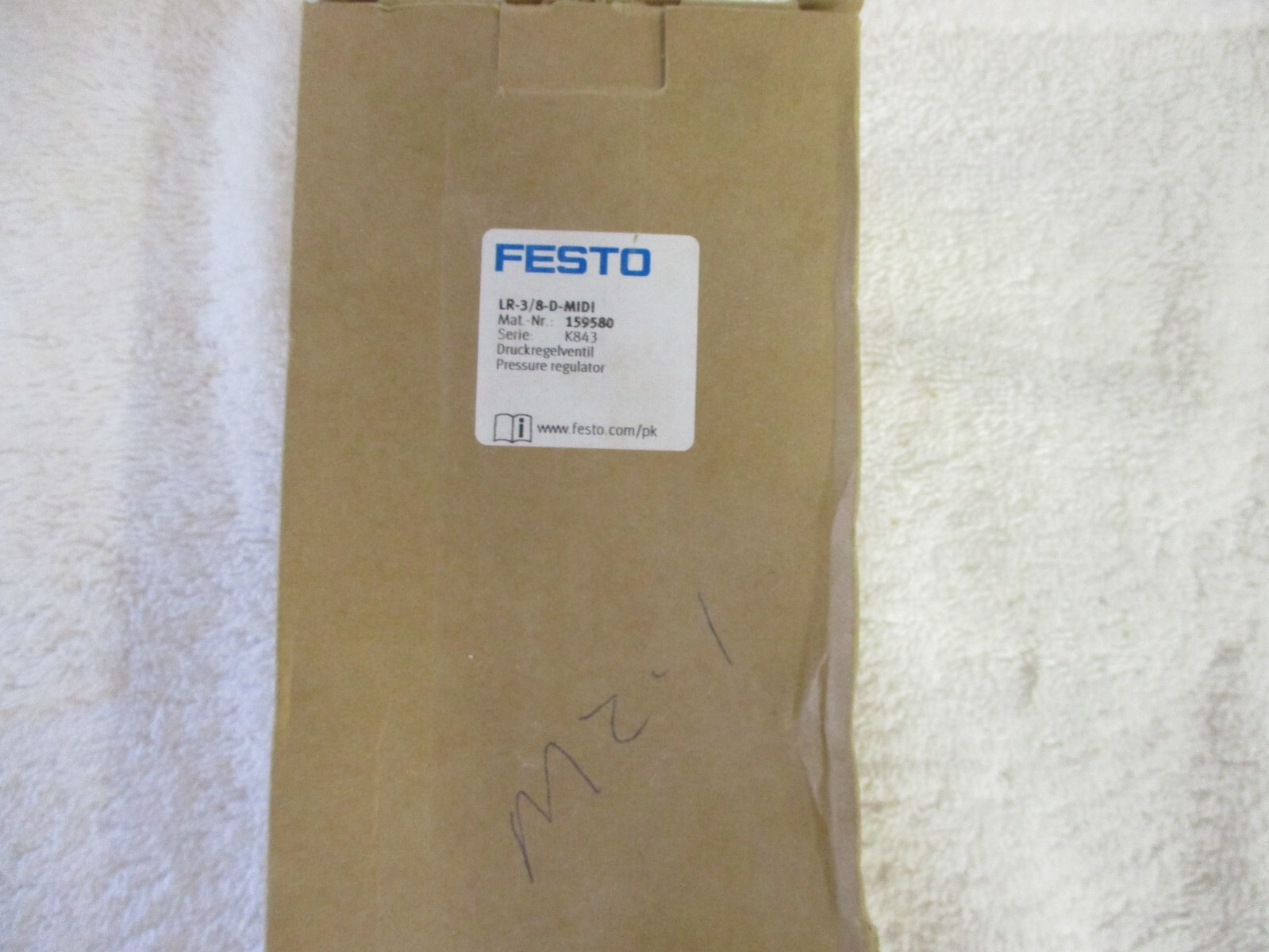 NIB Festo Pressure Regulator 159580 LR-3/8-D-MIDI