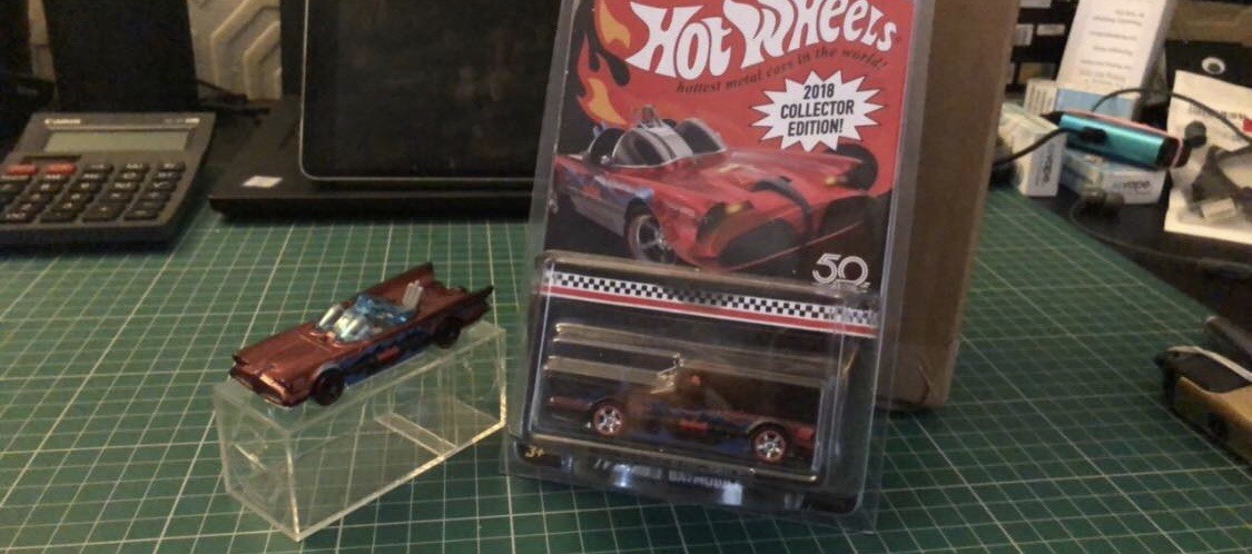 Hot Wheels 2018 RLC Batimóvil & preproducción Modelo Hot Wheels 2018 RLC Batimóvil & preproducción Modelo
