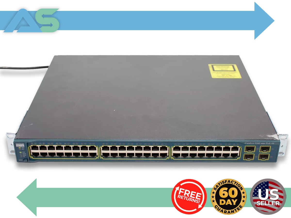 Cisco Catalyst WS-C3560-48PS-S Catalyst 3560 48-port POE 802.3af