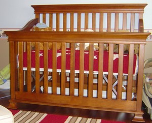 Babies R Us Lifestyle 4 1 Convertible Bed Toasted Almond With Rails Ebay