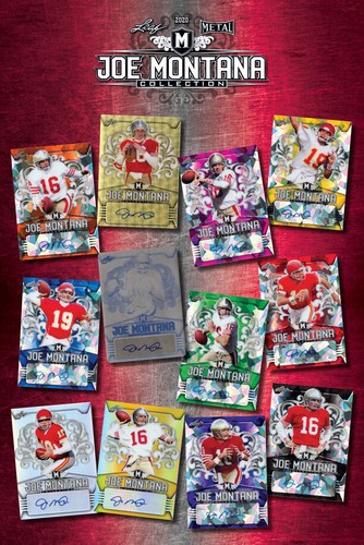 2020 LEAF METAL "JOE MONTANA COLLECTION" FACTORY SEALED CASE (10 BOX/AUTO 1/1?) - Zdjęcie 3 z 3