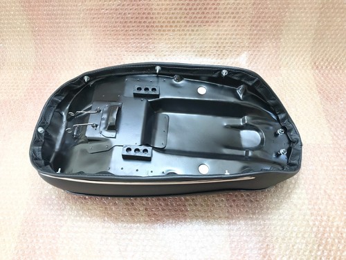 1977-1979 Honda Trail 70 ST50 ST70 Seat Saddle Chrome Trim Style CT70 Black. - Picture 9 of 12