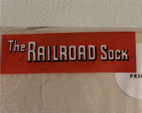Sealed 1960s Pack 3 Pair Vintage Cotton Railroad Socks Men's Size 11.5 USA NOS - Picture 7 of 9