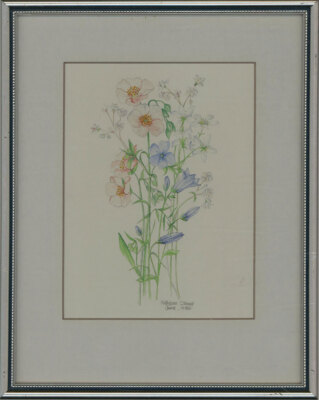 Kathleen Strond - 1986 Aquarell, Frühsommerblumen