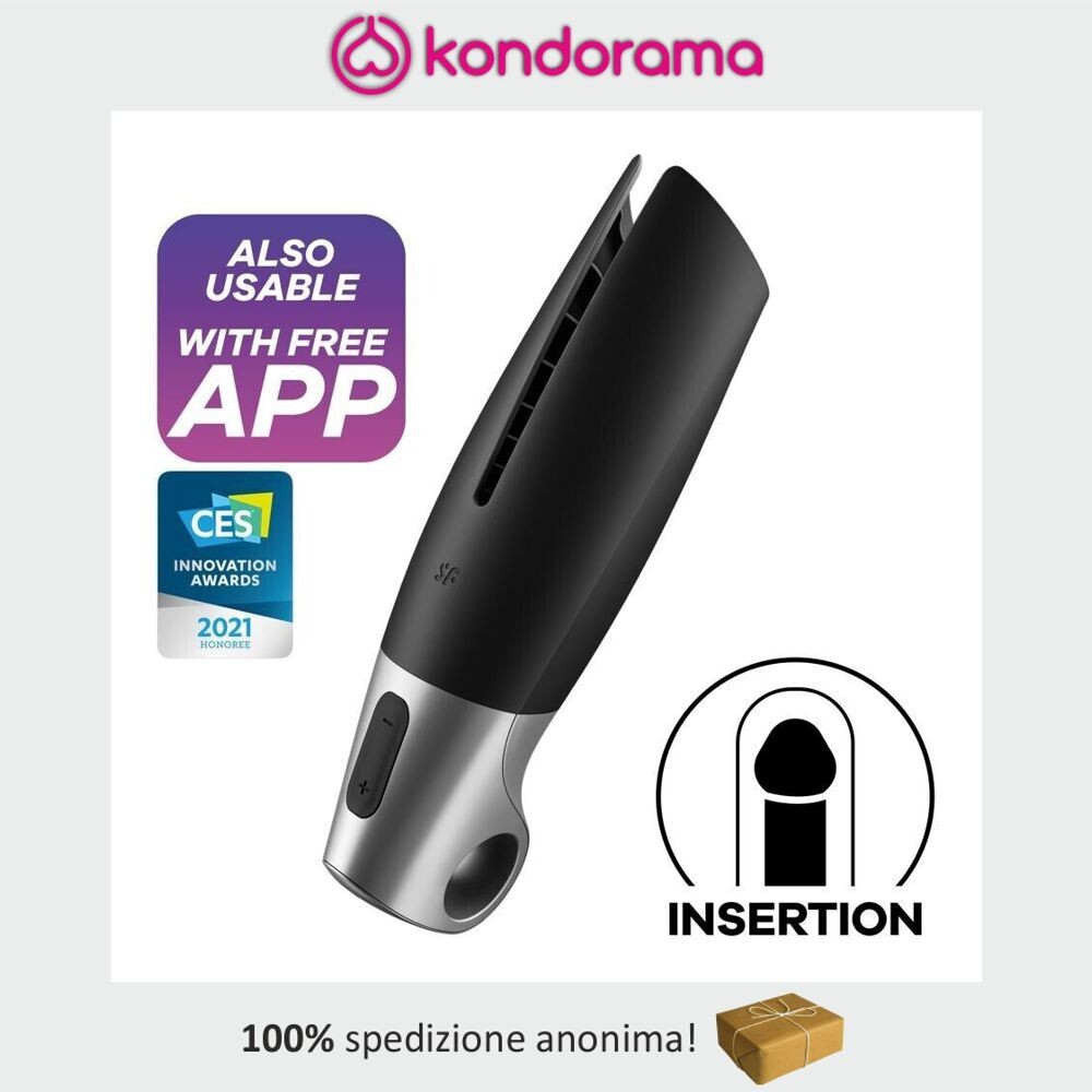 Satisfyer Power Connect app masturbatore maschile flessibile interattivo da uomo
