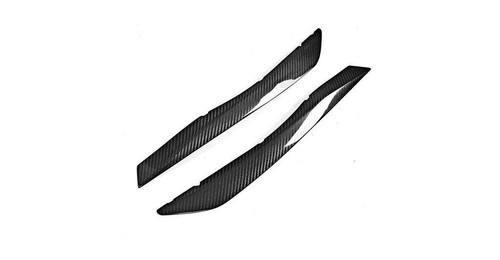 Dry Carbon Fiber Headlight Eyebrow Eyelid Cover Trim for Audi A5 B9 S5 RS5 17-19 - Picture 11 of 12