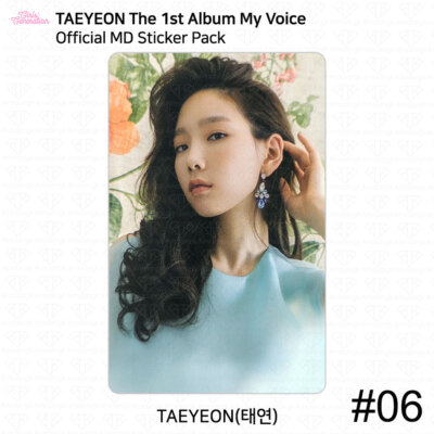 Taeyeon The 1st Album My Voice Official MD Sticker Pack Photocard