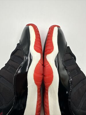 jordan 11 bred crease