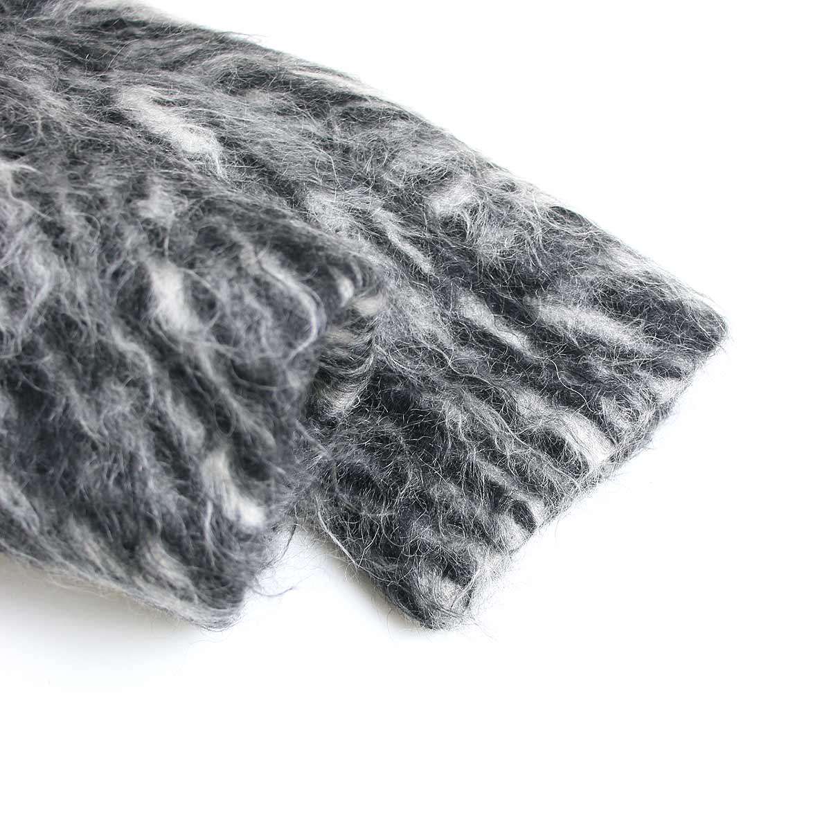 DRIES VAN NOTEN ルーマニア製 モヘア混 デザイン コート M DRIES VAN NOTEN ルーマニア製 モヘア混 デザイン コート M DRIES VAN