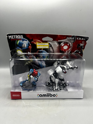 Metroid Dread amiibo Figures - Samus/E.M.M.I. NEW Damaged Box
