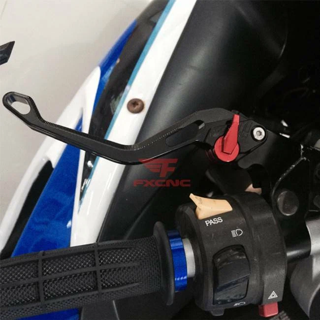 For Yamaha YZF R3 R25 MT03 2015-2023 22 CNC Adjustable Short Brake Clutch Levers Foto 4 de 4