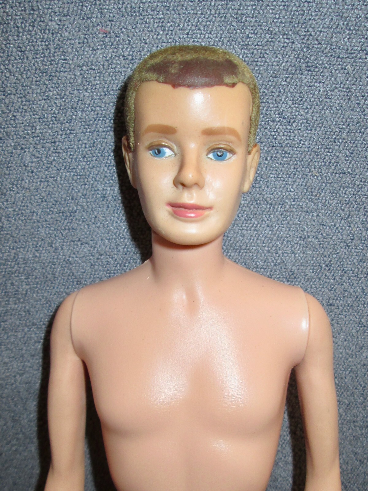Vintage Flocked Hair Ken Doll eBay