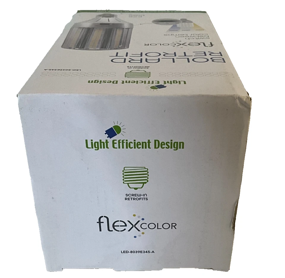 Bollard Retrofit Led Light Efficient Design FlexColor Bulb 18w Screw E26 -100W - Image 3 of 4