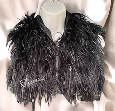 Club Exx Size S/m…..…black Faux Fur Short Lined Hooded Cat Ear Jacket. Nwt #370