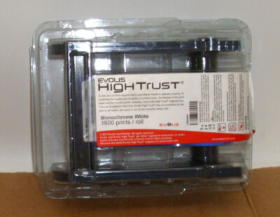 Evolis HighTrust RCT063NAA Monochrome White Ribbon 1,600 prints original box A