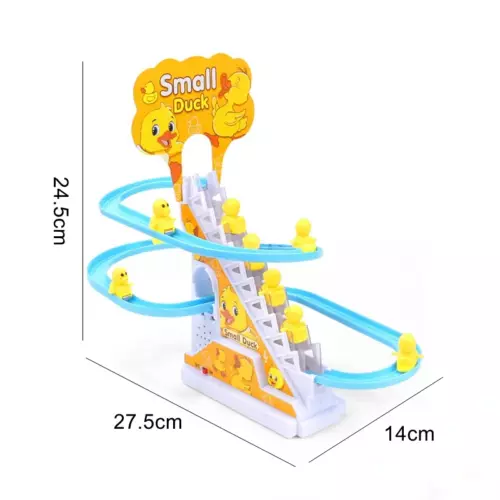 Climbing Stairs Track Toys Electric Duck DIY Rail Racing Track Roller Coaster To - Picture 8 of 14