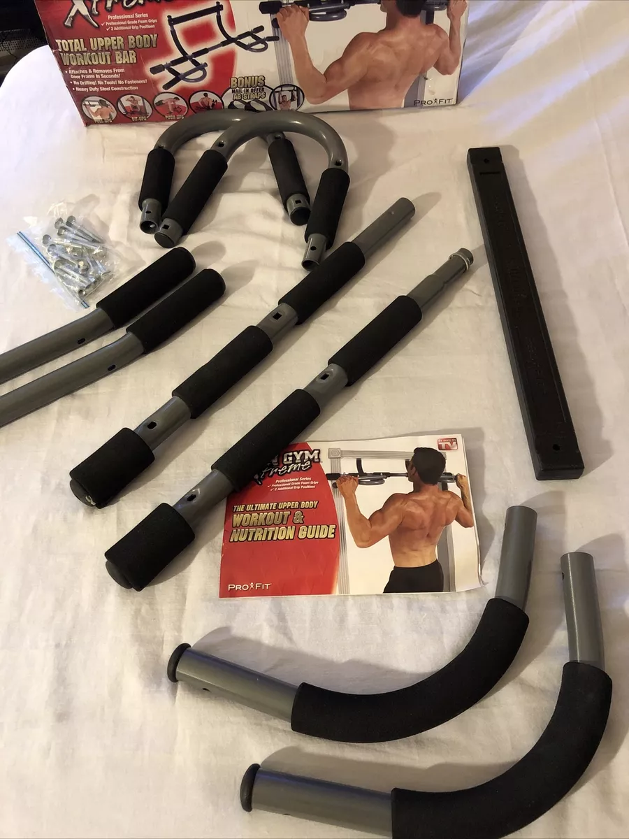 Iron gym total upper 2024 body workout bar
