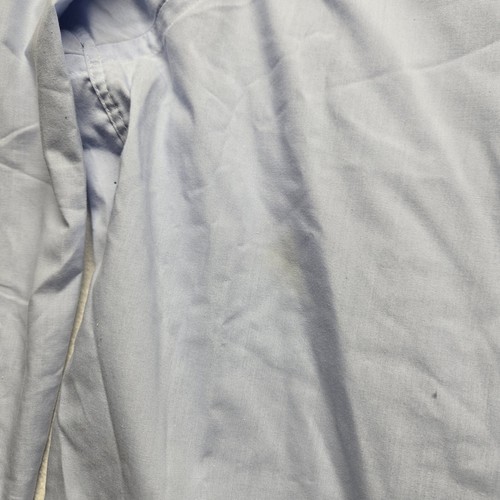 Manhattan Men’s Dress Shirt Light Blue Button-Down Long Sleeve Classic 18.5 35 - Picture 4 of 9