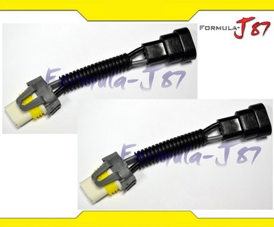 Wire Halogen 9006 HB4 Ceramic Two Harness Head Light Low Beam Replacement Plug